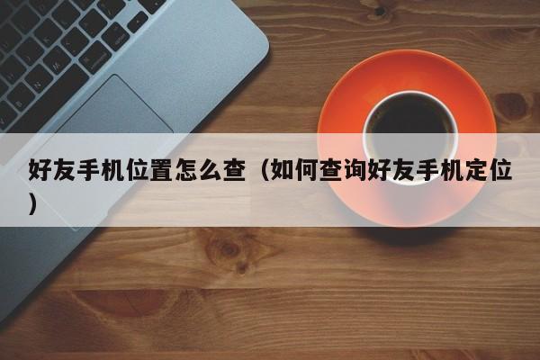 好友手机位置怎么查（如何查询好友手机定位）